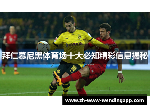 拜仁慕尼黑体育场十大必知精彩信息揭秘