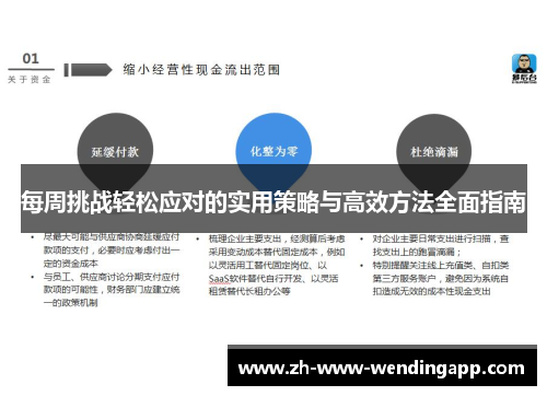 每周挑战轻松应对的实用策略与高效方法全面指南